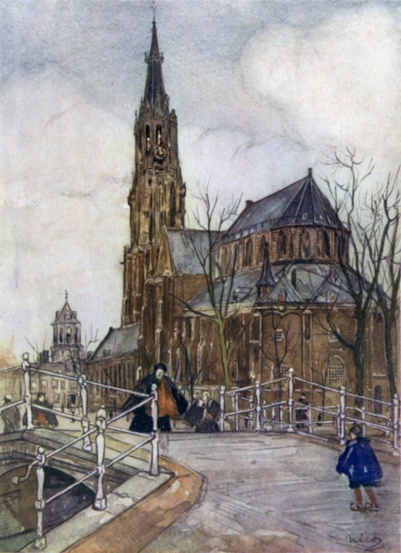 De Nieuwe Kerk, Delft door Nico Jungman