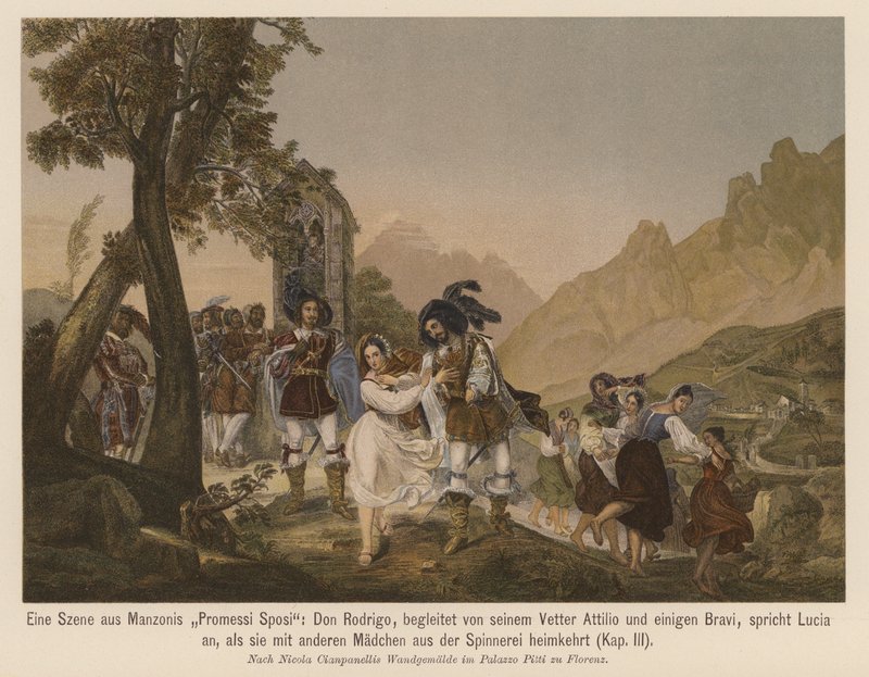 Scène uit Alessandro Manzoni