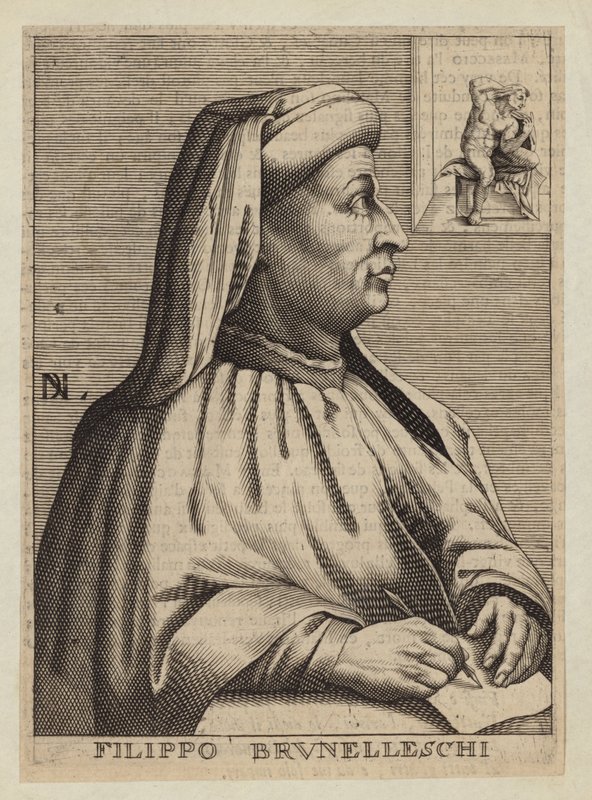 Filippo Brunelleschi, Italiaanse architect en ingenieur door Nicolas II de Larmessin