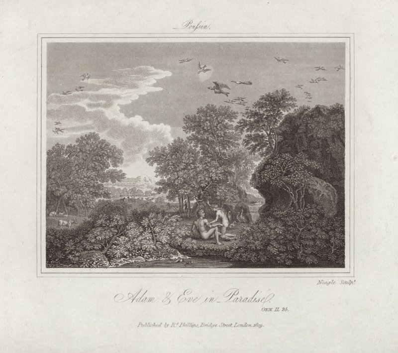 Adam en Eva door Nicolas Poussin