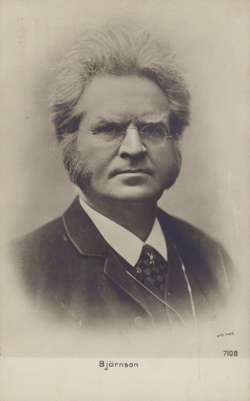 Bjornstjerne Bjornson (1832-1910), Noorse Nobelprijswinnende schrijver door Norwegian Photographer