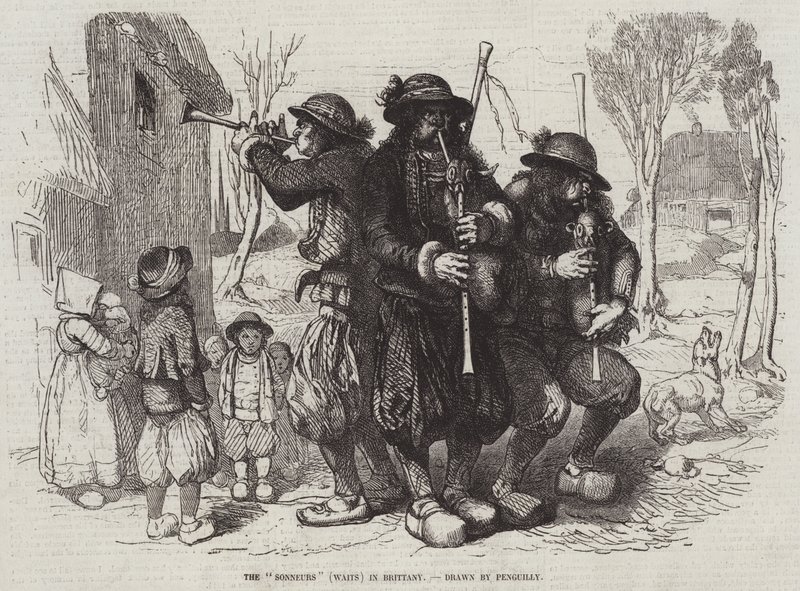 De Sonneurs (Waits) in Bretagne door Octave Penguilly l