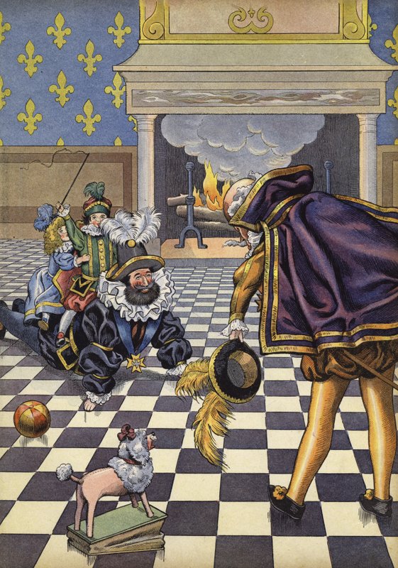 Koning Hendrik IV Van Frankrijk, Spelend Met Kinderen door Onfray de Breville Job