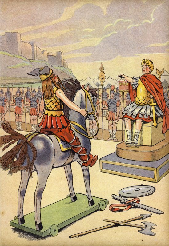 Gegeromaniseerde Galliër Toont Trouw Aan Julius Caesar door Onfray de Breville Job