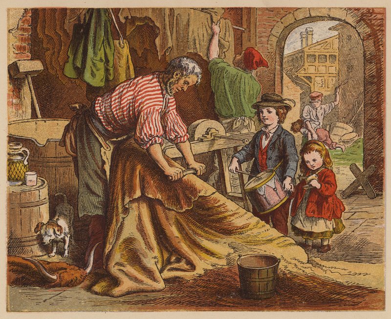 De Leerlooier door Oskar Pletsch