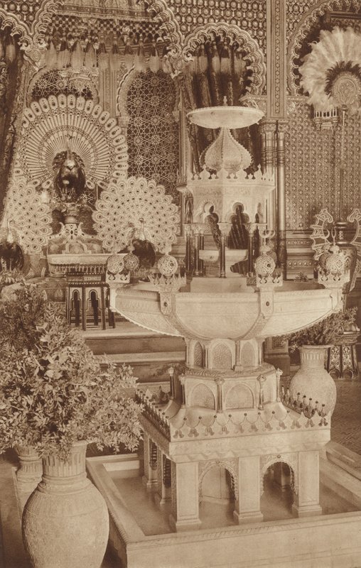 Moorse kiosk, nabij het Beierse koningskasteel Linderhof door Otto Ballerstedt