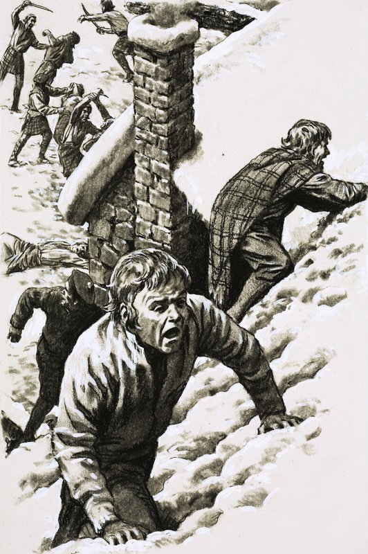 Ongeïdentificeerde Schotse veldslag door Pat (1907-95) Nicolle