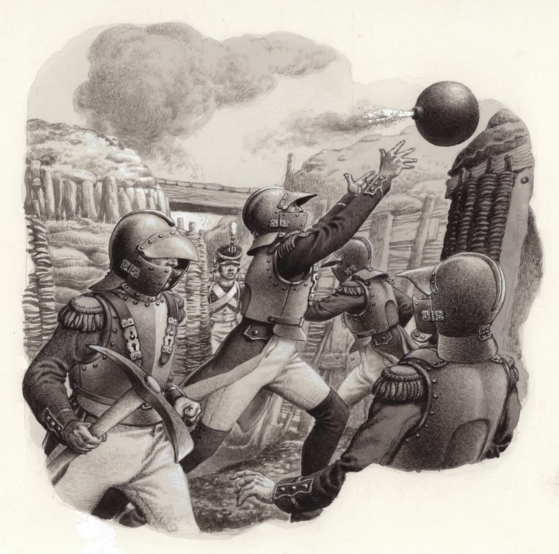 De soldats de genie van Napoleons keizerlijke leger (gouache op papier) door Pat (1907 95) Nicolle