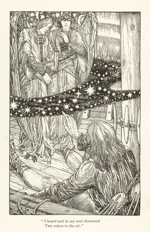 Rime van de Oude Zeeman (gravure) door Patten Wilson