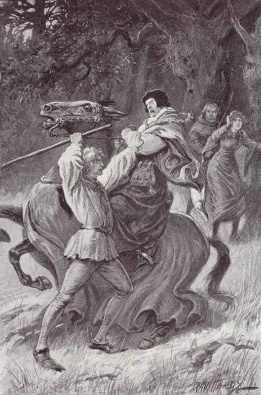 Illustratie voor The Cloister and The Hearth door Charles Reade door Paul (after) Hardy