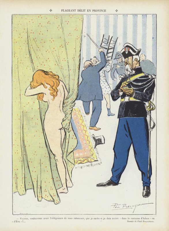 Illustratie voor Le Rire door Paul Balluriau