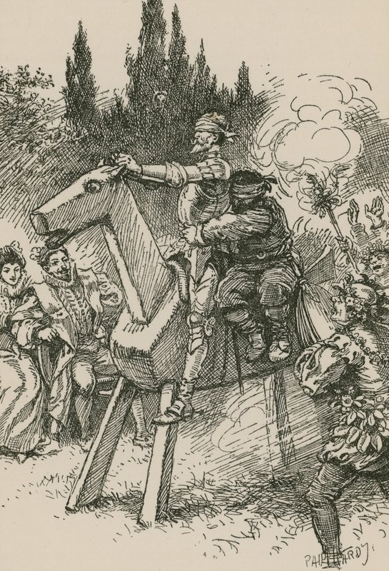 Don Quichot... begon de pin te draaien door Paul Hardy