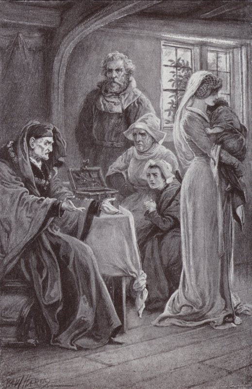 Illustratie voor The Cloister and The Hearth door Charles Reade door Paul Hardy