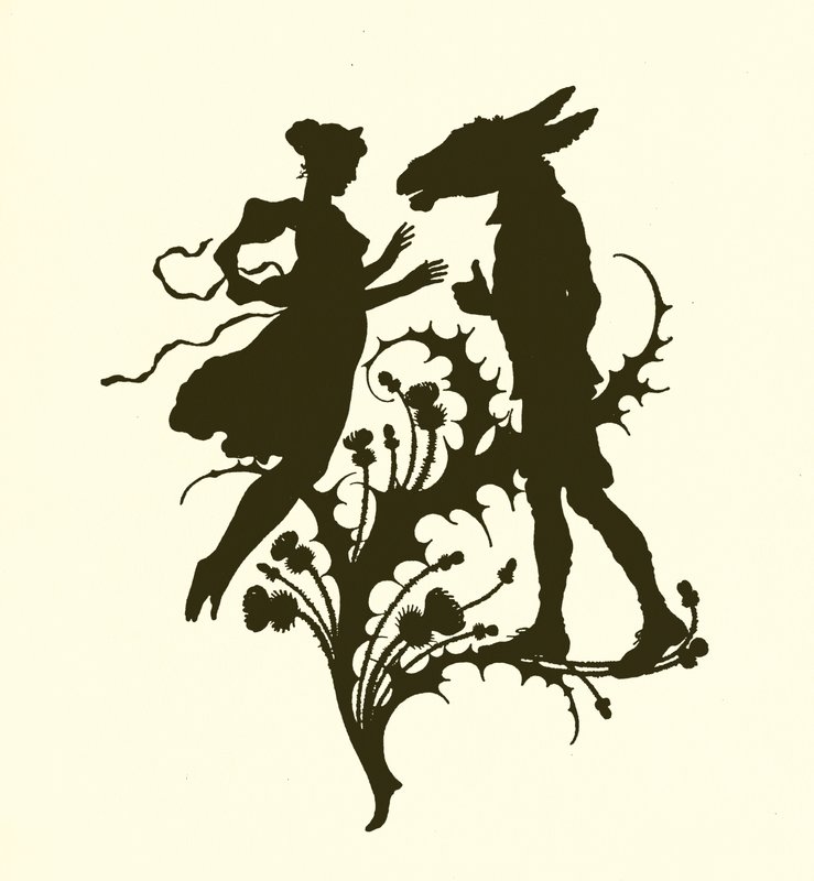 Een Midzomernachtsdroom, silhouet door Paul Konewka