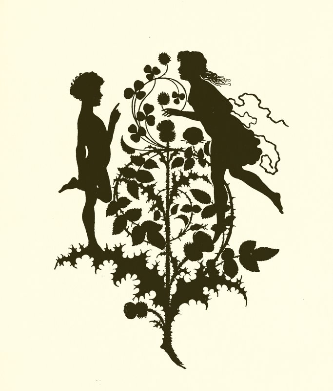 Een Midzomernachtsdroom, silhouet door Paul Konewka