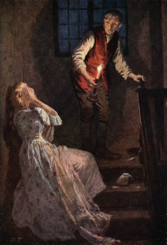 Illustratie voor Wuthering Heights door Emily Bronte door Percy Tarrant