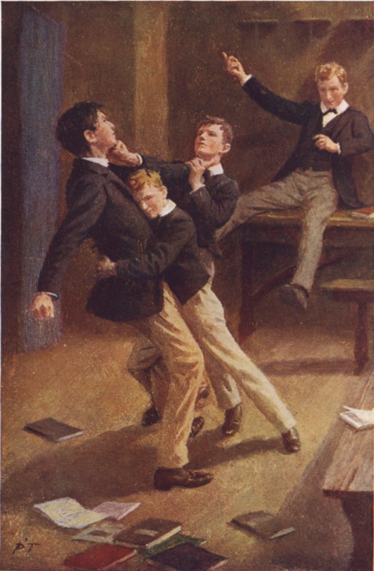 De drie wankelden even en toen vielen ze om door Percy Tarrant