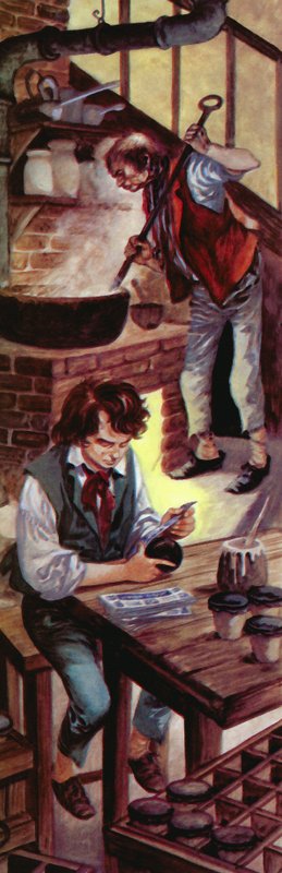 Charles Dickens als jongen in de zwartfabriek door Peter Jackson
