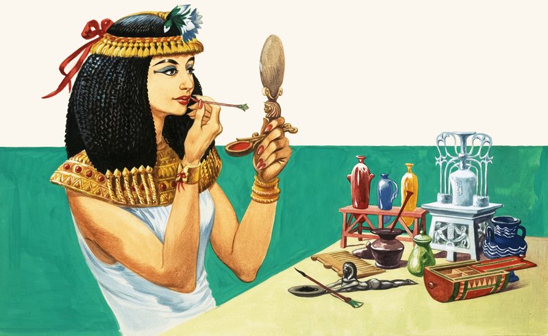Verkleden en opmaken in het oude Egypte door Peter Jackson