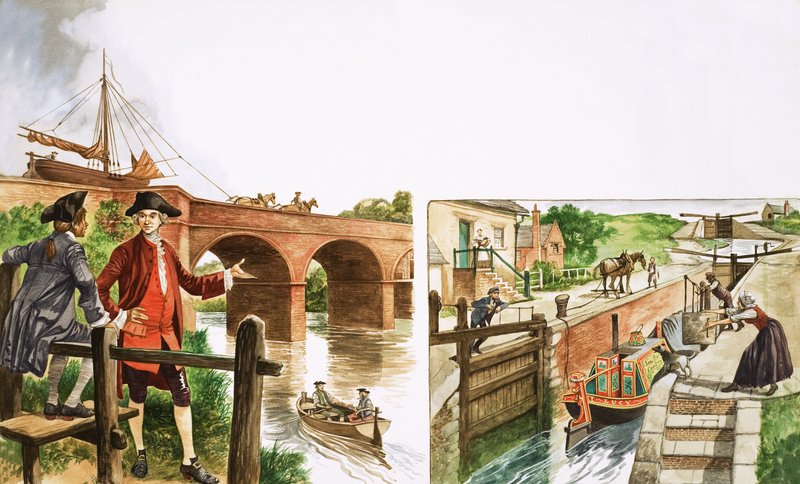 Er was eens... Een brug bouwen voor boten om een rivier over te steken door Peter Jackson