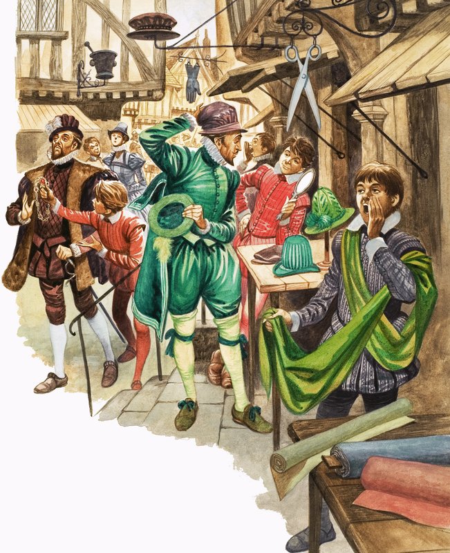 Er Was Eens... markt- en straathandelaren in de Tudor-tijd door Peter Jackson