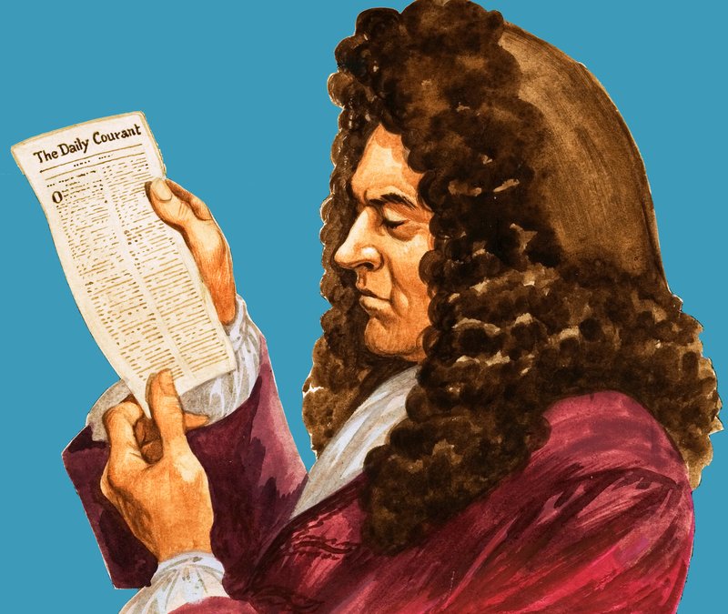 De Daily Courant lezen door Peter Jackson