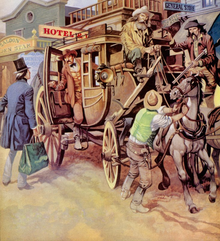 De Overland Stage door Peter Jackson