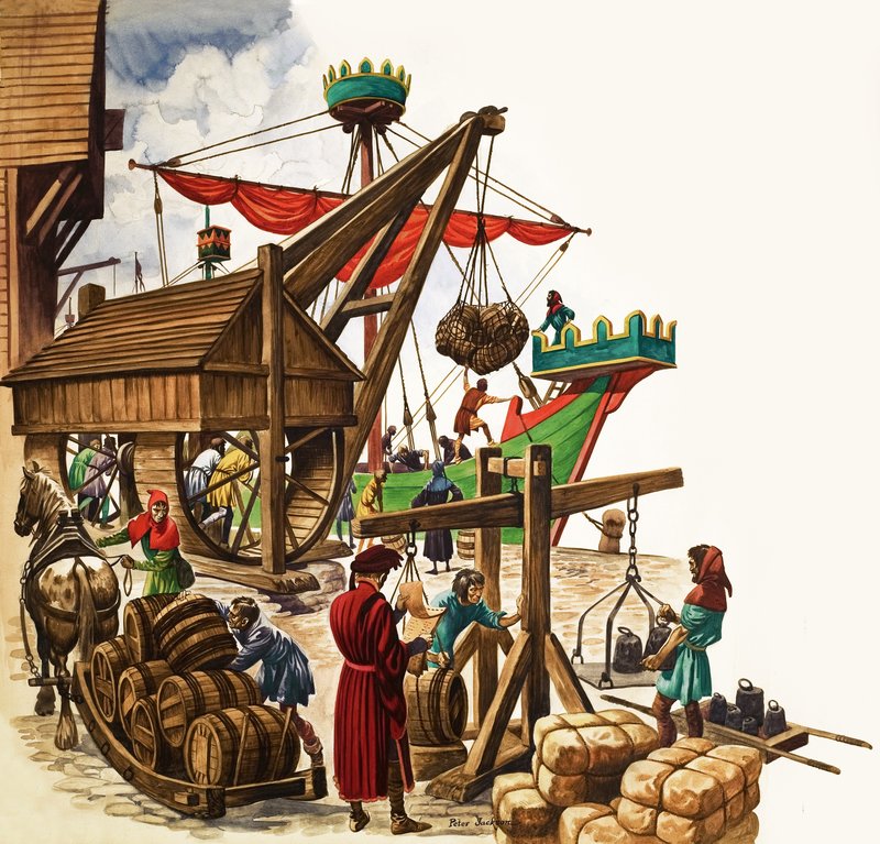 Het wonderlijke verhaal van Groot-Brittannië: Vroege schepen en zeehavens door Peter Jackson
