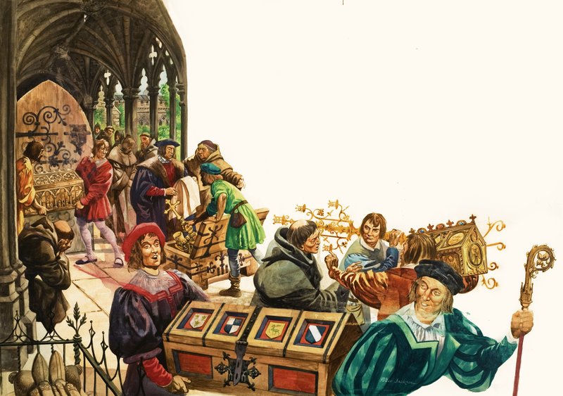 Het wonderlijke verhaal van Groot-Brittannië: Koning Hendrik en de kloosters door Peter Jackson