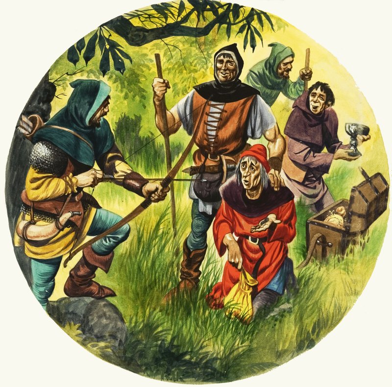 Het Wonderbaarlijke Verhaal van Groot-Brittannië: De Wijze Koning Edward. Wegrovers eisen hun laatste slachtoffer op door Peter Jackson