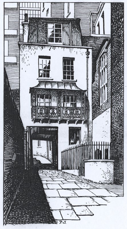 Het Oude Wachthuis in Strand Lane door Peter Jackson