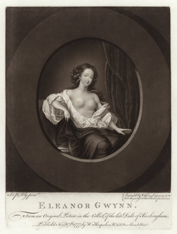 Portret van Nell Gwyn door Peter Lely