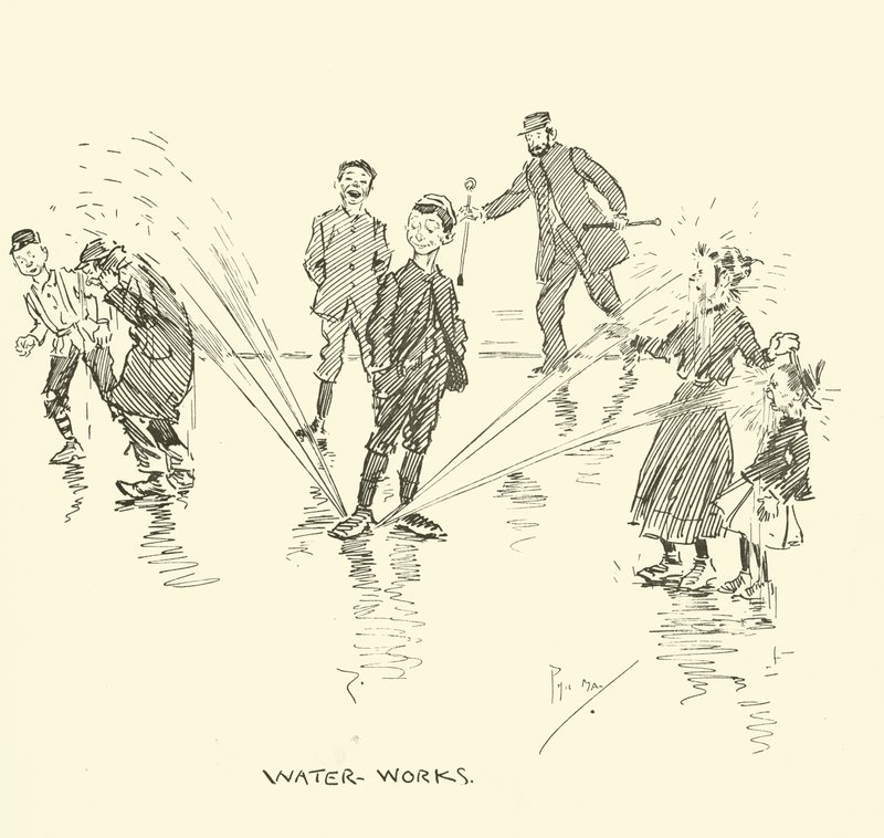 Illustratie voor Phil Mays Gutter-Snipes door Phil May