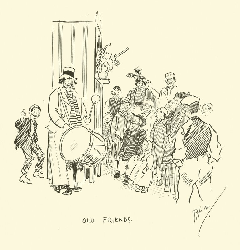 Illustratie voor Phil Mays Gutter-Snipes door Phil May