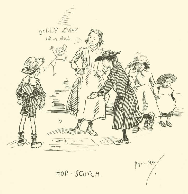 Illustratie voor Phil Mays Gutter-Snipes door Phil May