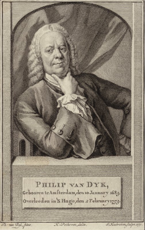Portret van Philip van Dyck door Philip van Dyck