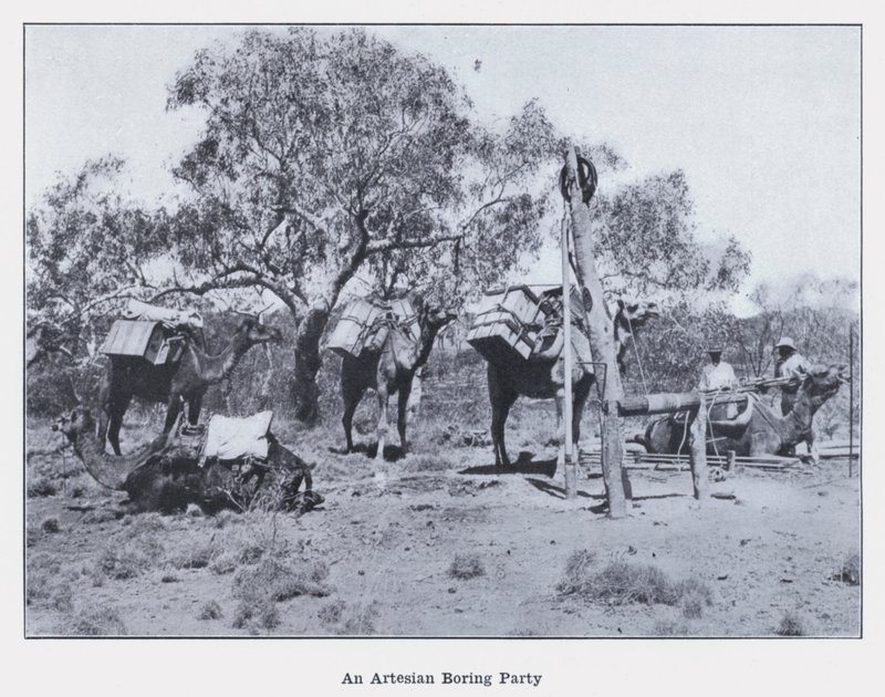 Een Artesische Boorploeg door Photographer Australian