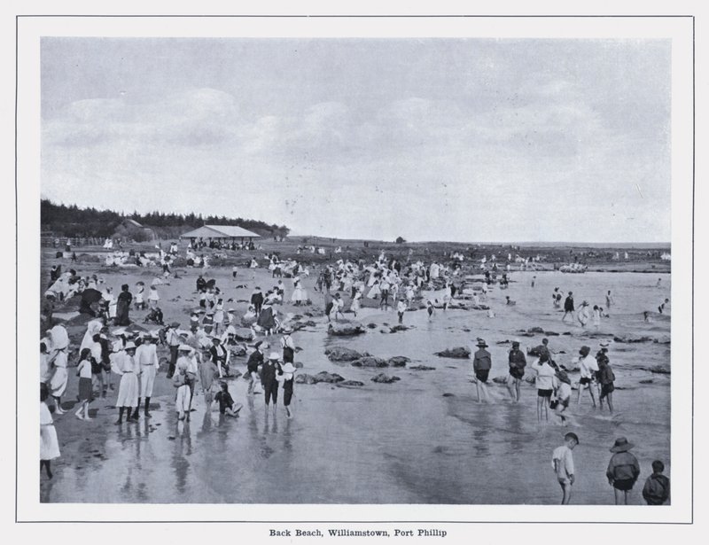 Achterstrand, Williamstown, Port Phillip door Photographer Australian