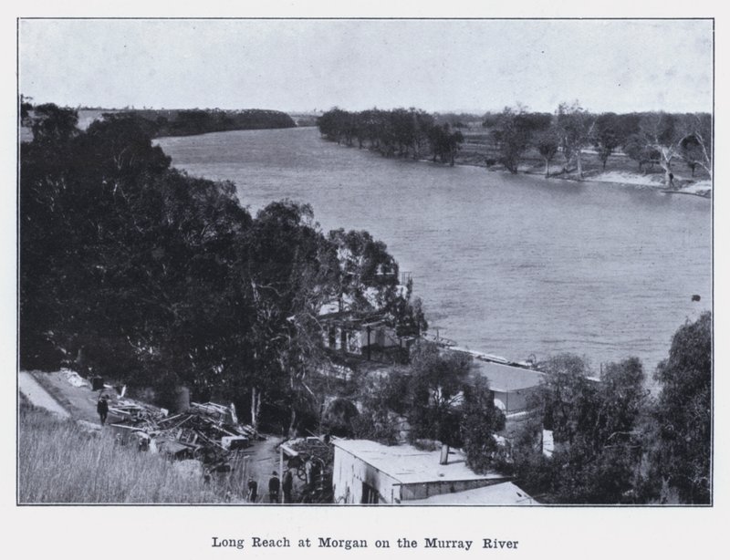 Long Reach bij Morgan aan de Murray River door Photographer Australian