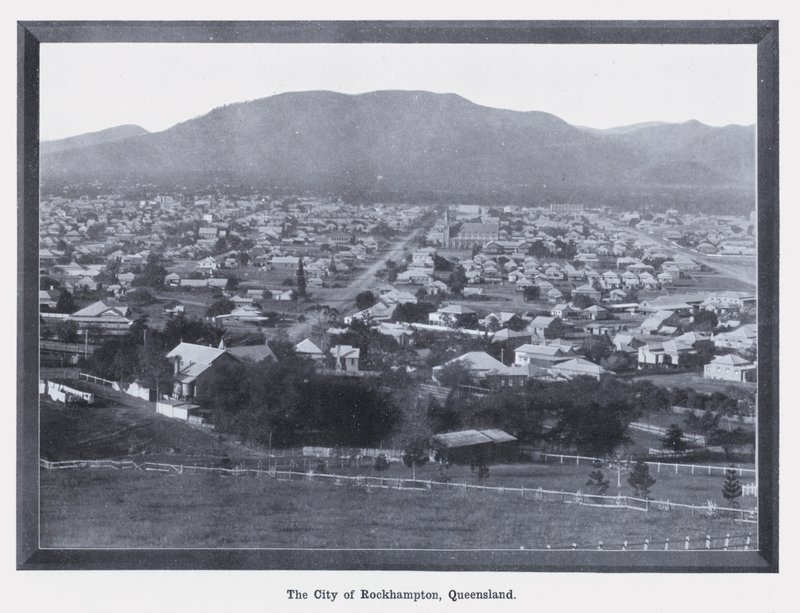 De stad Rockhampton, Queensland door Photographer Australian