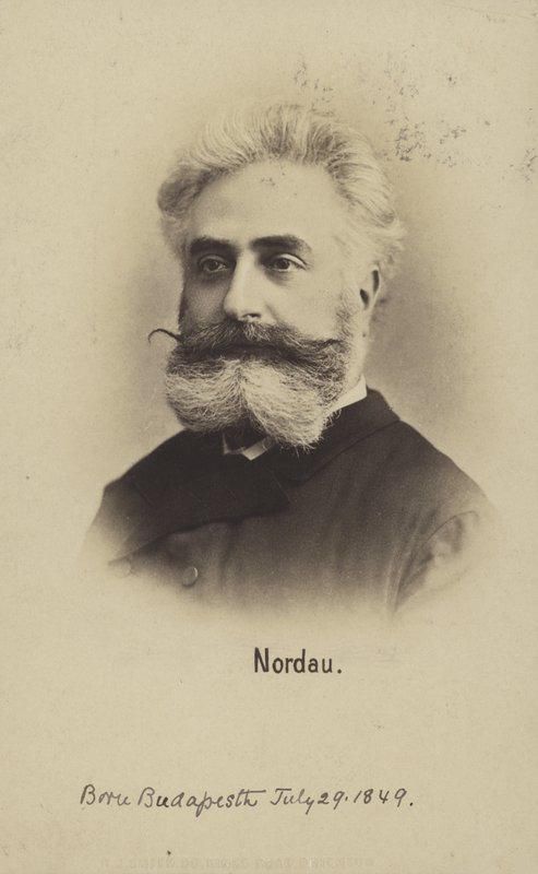 Max Nordau (1849-1923), Hongaars zionistisch leider en schrijver (z/w foto) door Photographer Austrian