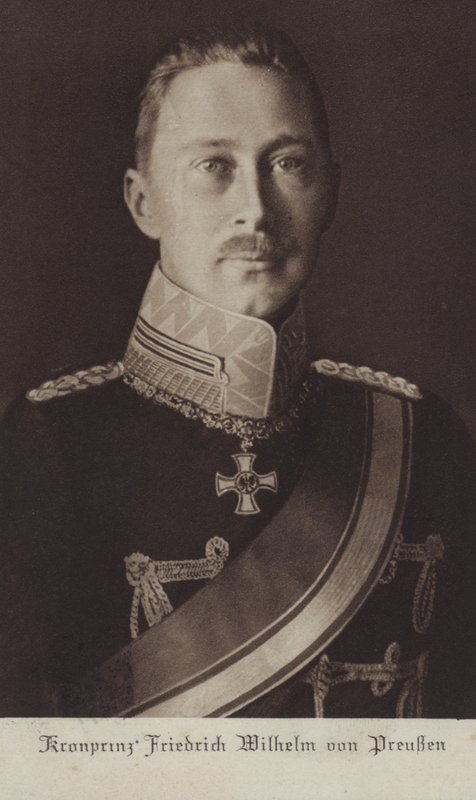Kroonprins Wilhelm, oudste zoon van keizer Wilhelm II van Duitsland door Photographer German