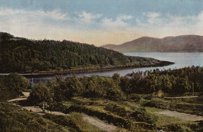 Zuid-Ierland: Rivier Blackwater bij Kenmare, County Kerry (gekleurde foto) door Photographer Irish