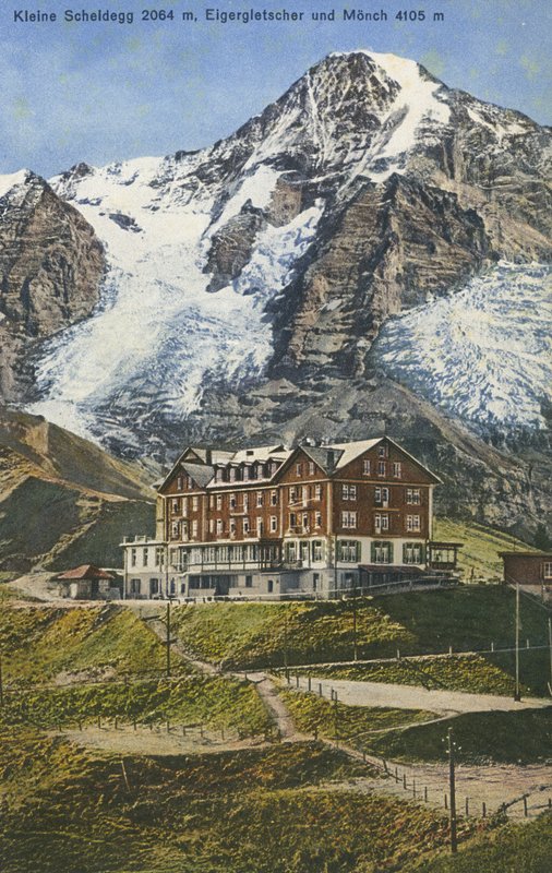 Kleine Scheidegg, Zwitserland (kleurenfoto) door Photographer Swiss