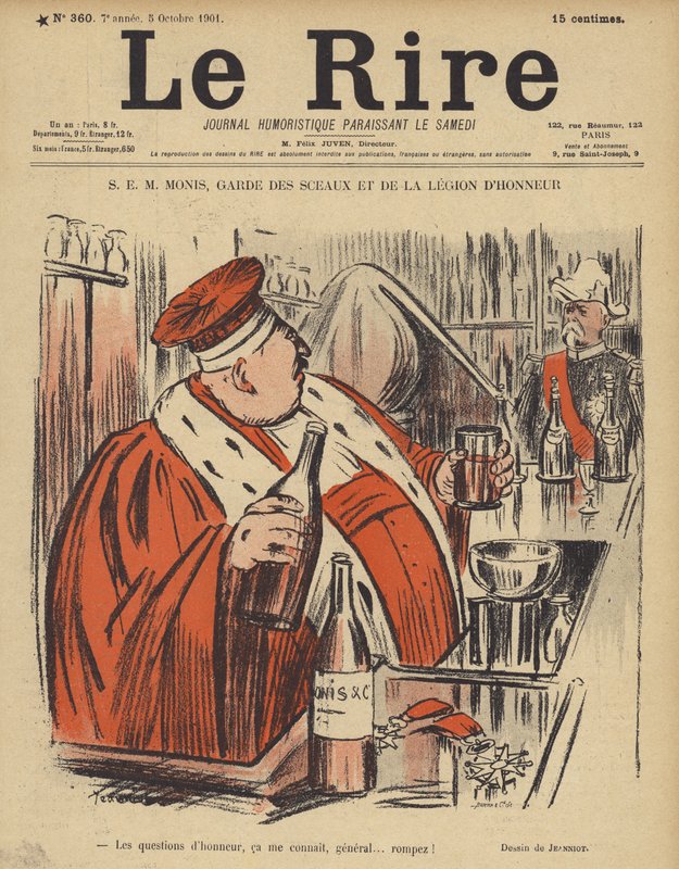 Illustratie voor Le Rire door Pierre Georges Jeanniot