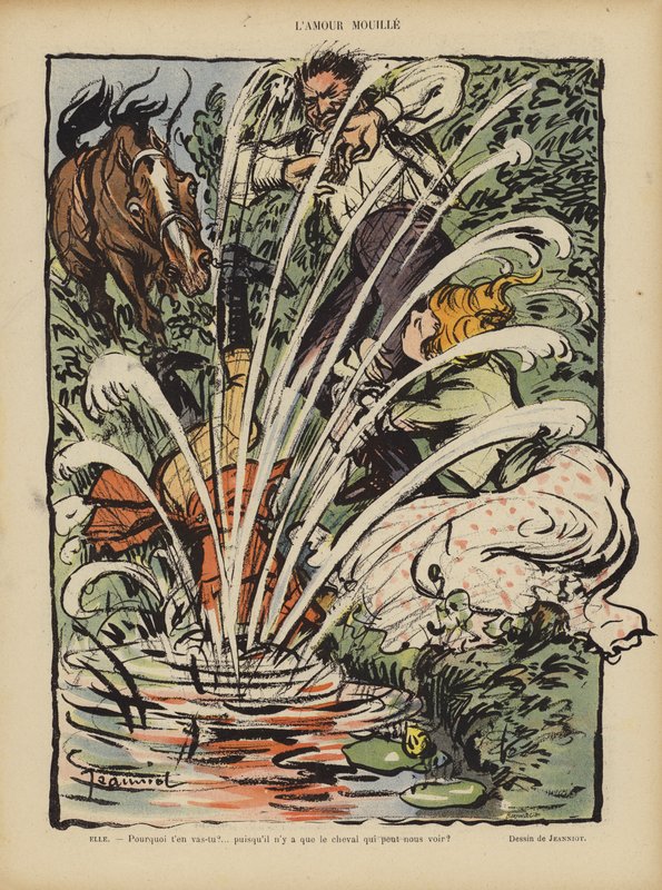 Illustratie voor Le Rire door Pierre Georges Jeanniot