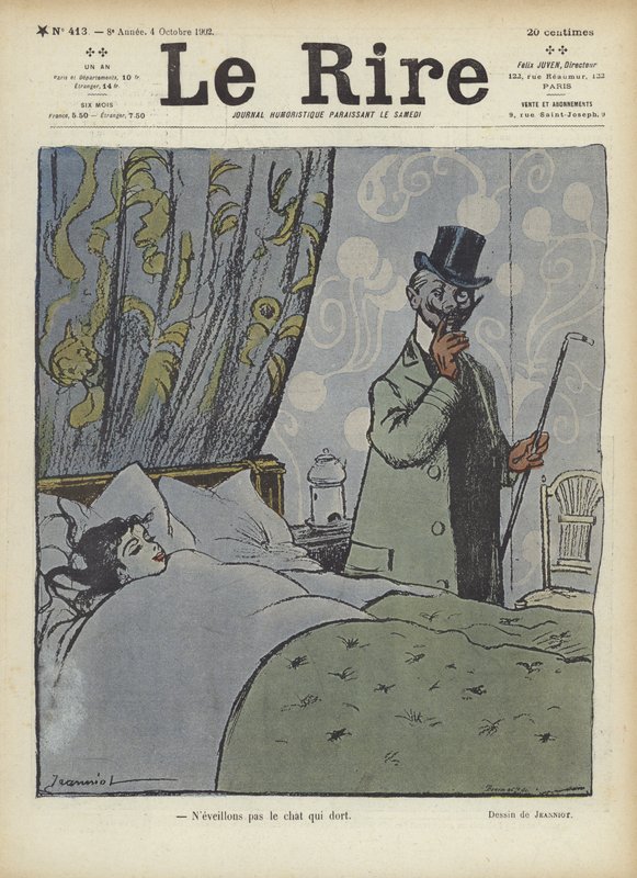 Illustratie voor Le Rire door Pierre Georges Jeanniot