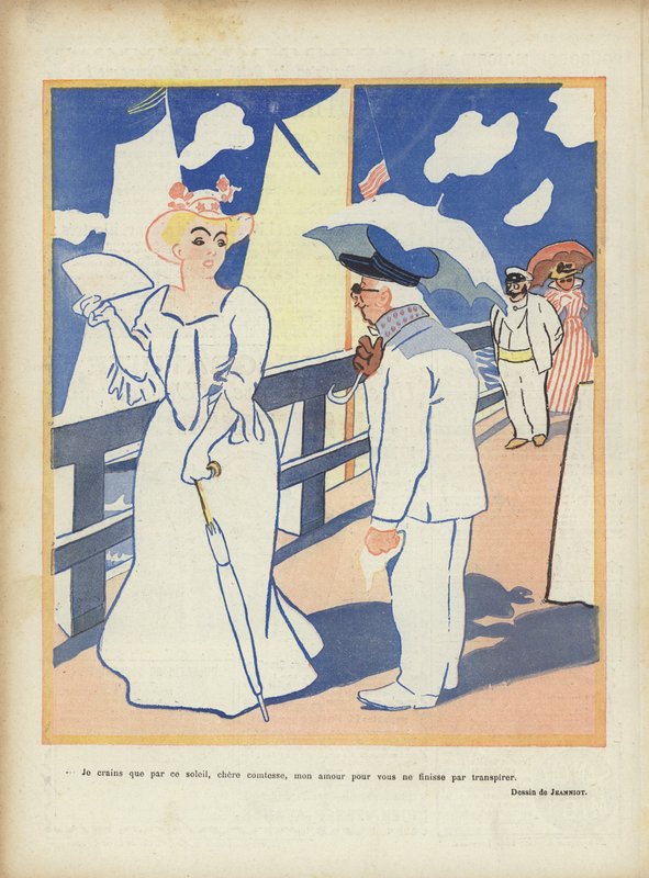 Illustratie voor Le Rire door Pierre Georges Jeanniot