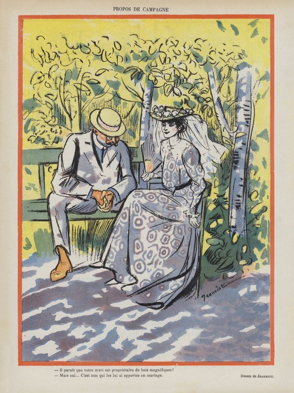 Illustratie voor Le Rire door Pierre Georges Jeanniot