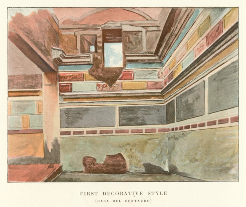 Eerste Decoratieve Stijl, Casa Del Centuaro door Pierre Gusman